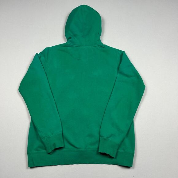Y2K Nike Green Single Swoosh Zip Up Hoodie - Picture 3 of 7